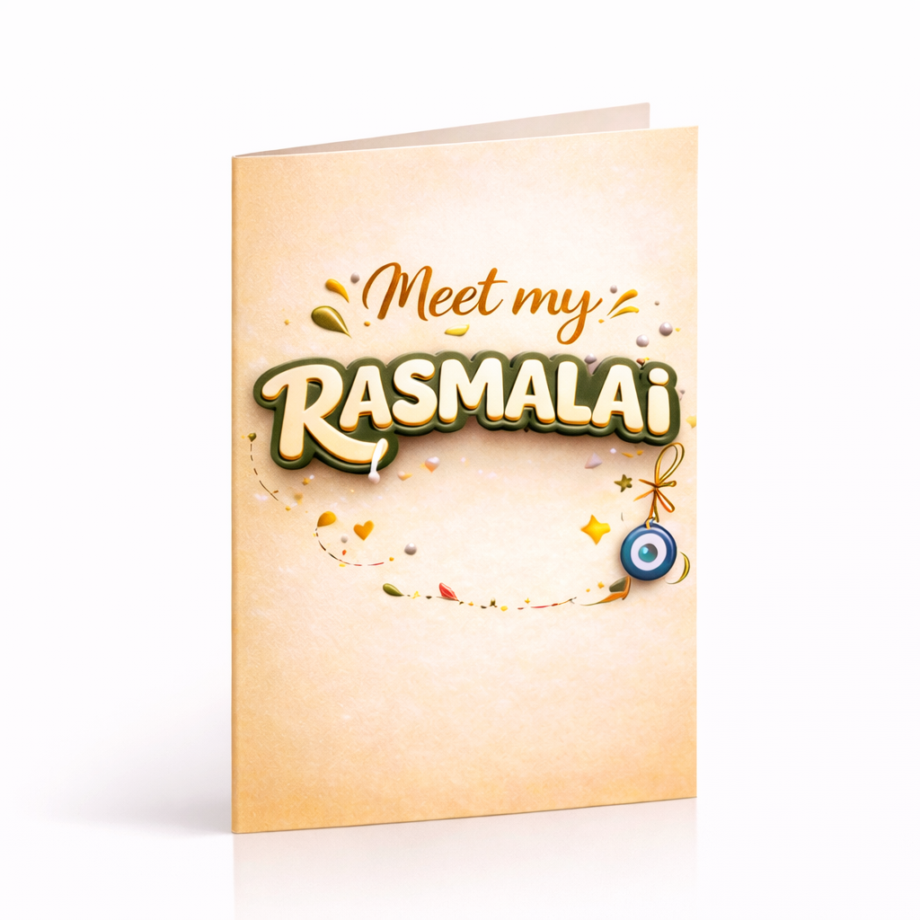 Rasmalai Funny Love Mirror Card