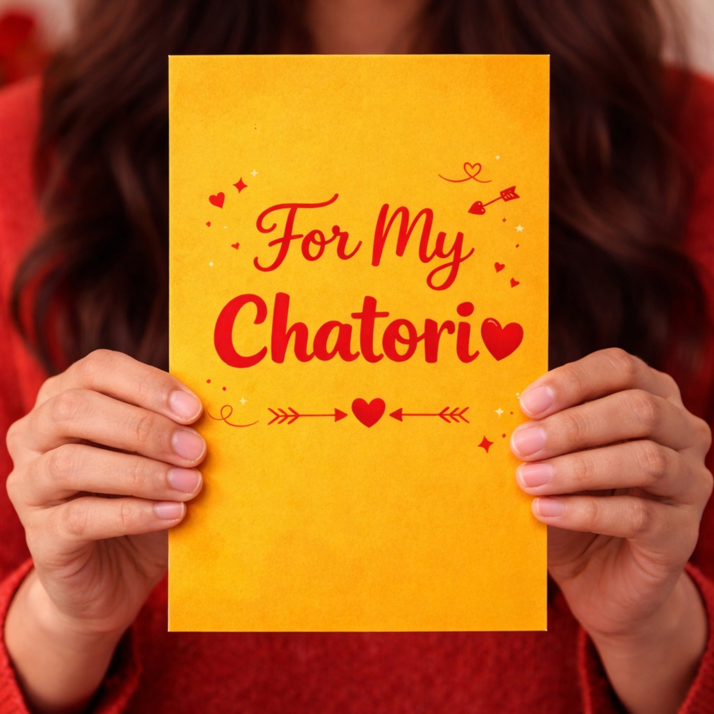 For My Chatori – Chocolate Surprise Love Card