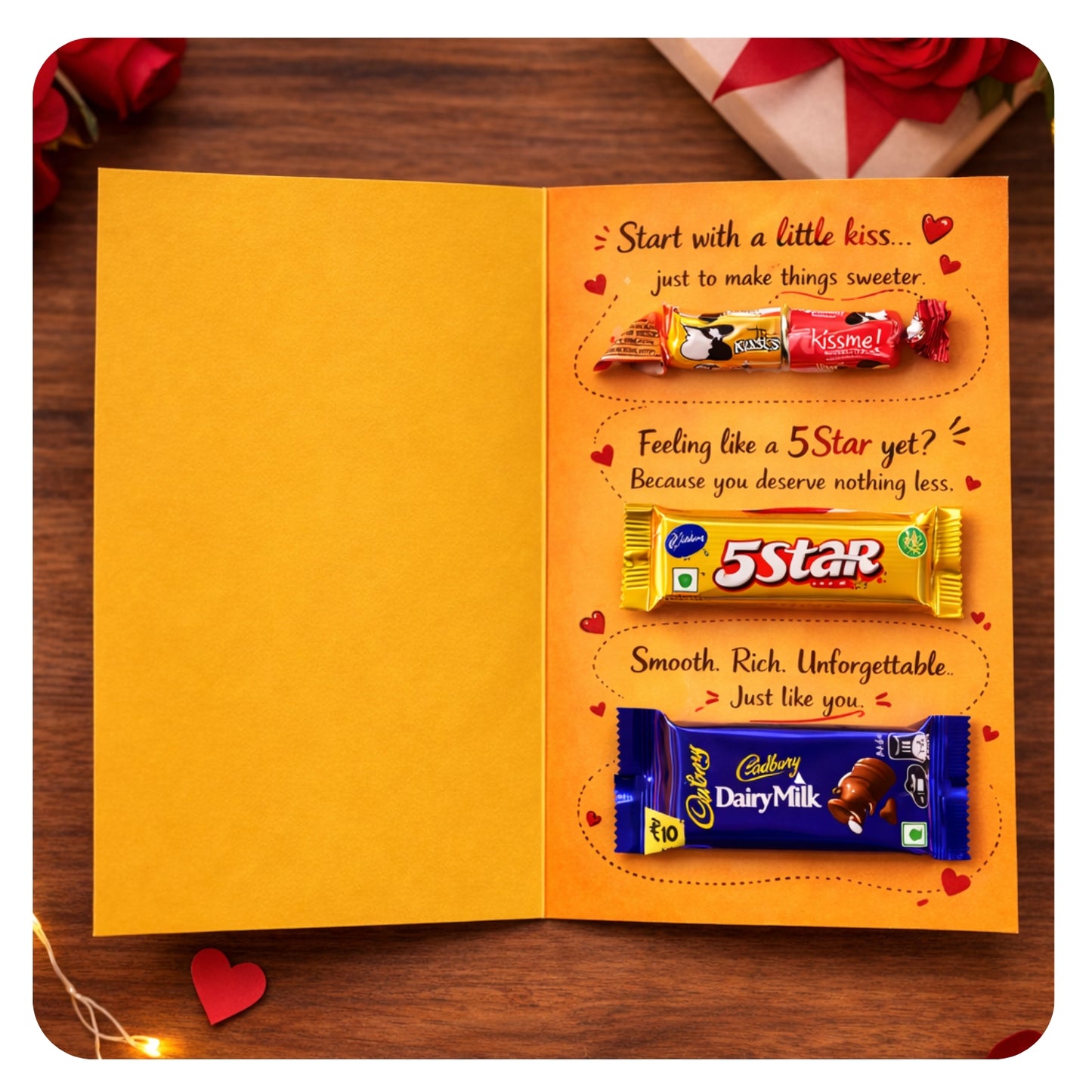 For My Chatori – Chocolate Surprise Love Card