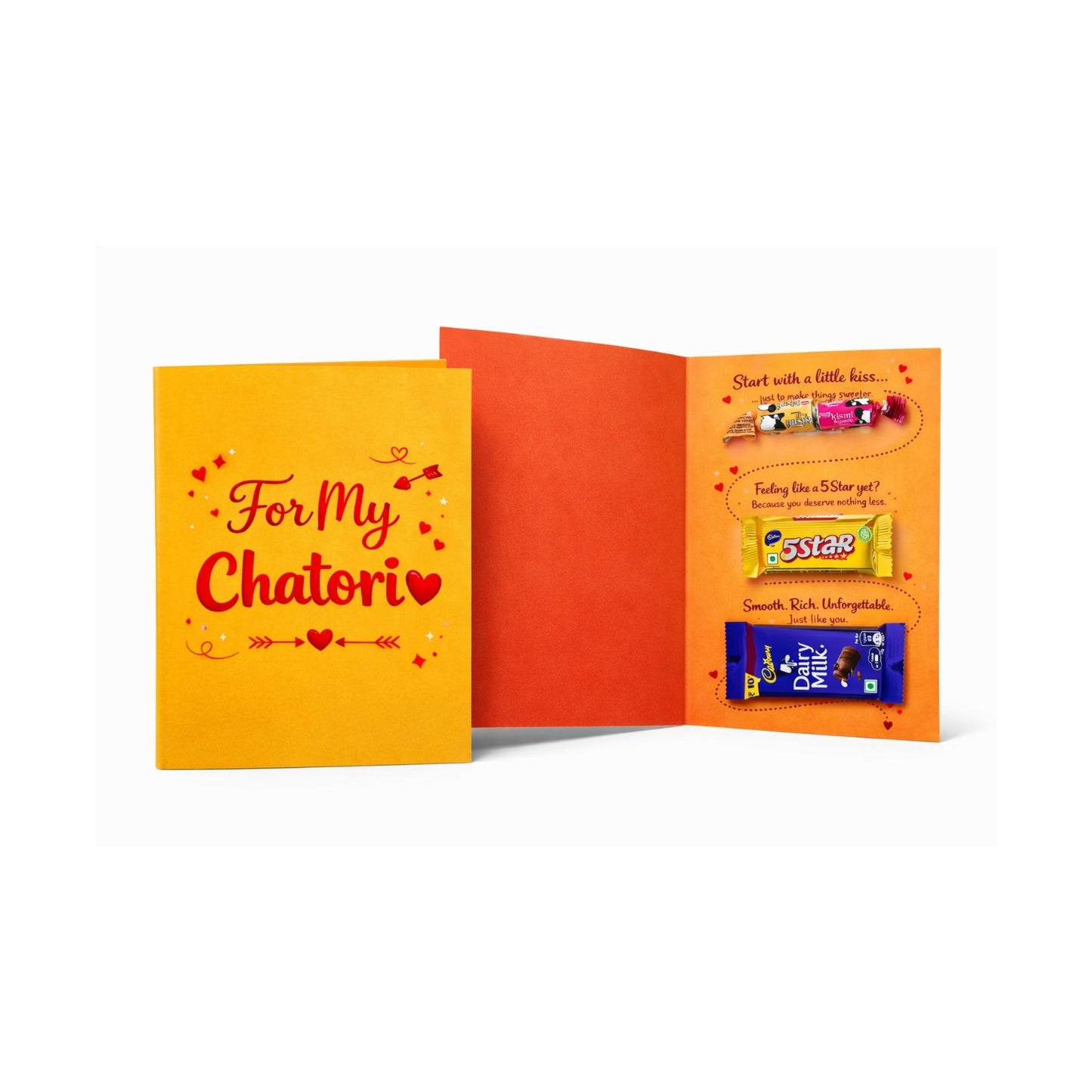 For My Chatori – Chocolate Surprise Love Card