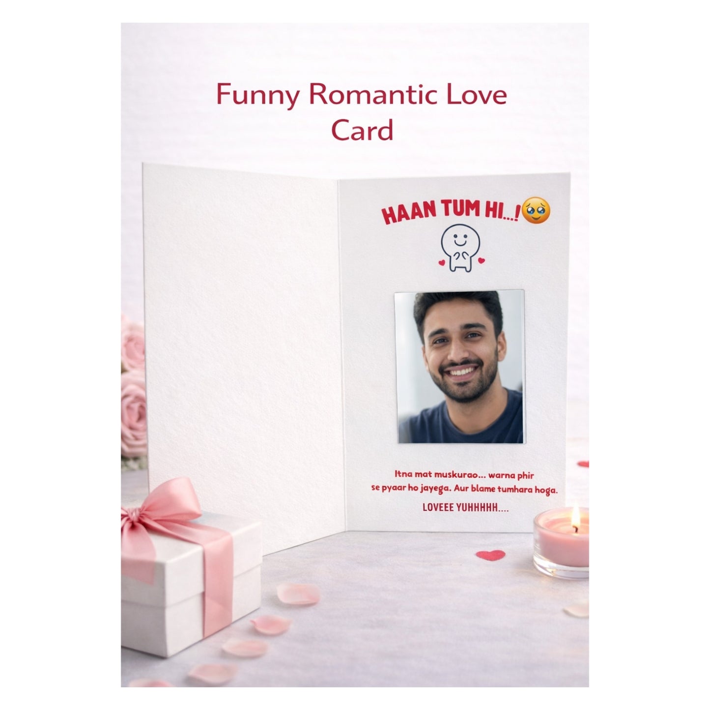 Meet My Pasandida Mard Card ((White)